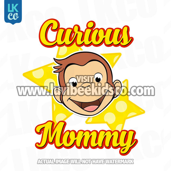 Curious George Iron On Transfer | Birthday Boy's Mommy - LuvibeeKidsCo