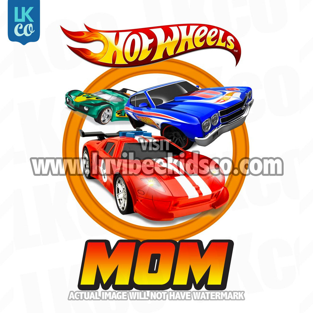 Hot Wheels Iron On Transfer | Mom - LuvibeeKidsCo