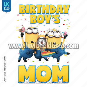 Minions Iron On Transfer | Birthday Boy's Mom - LuvibeeKidsCo
