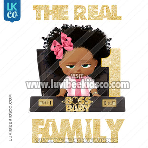 Boss Baby Iron On Transfer | Family of the The Real Boss Baby