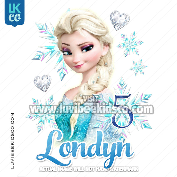Frozen Iron On Transfer | Elsa - LuvibeeKidsCo